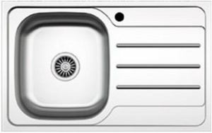 картинка Кухонная мойка ZIGMUND & SHTAIN RECHTECK 790.8 Polished (сифон) в  интернет-витрине сети магазинов бытовой техники "ЮСТ" в г. Пенза