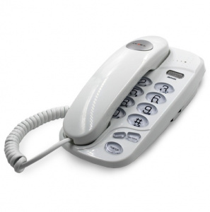 картинка Проводной телефон TEXET TX-238 белый в  интернет-витрине сети магазинов бытовой техники "ЮСТ" в г. Пенза