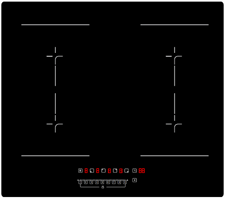 картинка Варочная панель индукционная MANYA IB-M643  в  интернет-витрине сети магазинов бытовой техники "ЮСТ" в г. Пенза